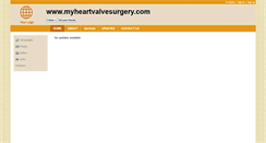 Desktop Screenshot of myheartvalvesurgery.com