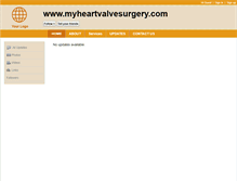 Tablet Screenshot of myheartvalvesurgery.com